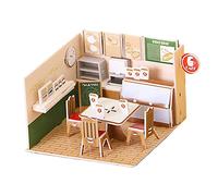 Ysyqkn Puzzle Papier Carton Assemblage Créatif Jouet DIY Construction Modèle Mousse Kit Initiation Montage Convient pour Enfants Adultes Cadeau, Café