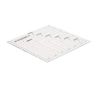 Ysyqkn Règle de Quilting 60 Degrés pour Réalisation Patchwork Patron Diamant Outil Marquage Gabarit Plastique Robuste Adaptée aux Loisirs Couture