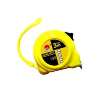 Ysyqkn Retractable Tape Measure avec Ruban Métrique Acier Flexible et Résistant Calibrage Exact Fonction Rétractable Compact Manuel Adapté à La Décoration Me, 3 mètres