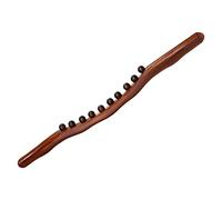 Ysyqkn Rouleau de Massage Manuel En Bois, Appareil D'auto-massage, Guide