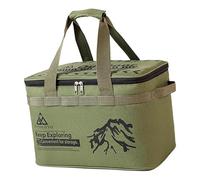 Ysyqkn Sac de Rangement Camping Sac Organisateur Équipement Grand Sac Imperméable avec Poignée Renforcée Oxford pour Séjour Camping Aventure, Vert