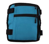 Ysyqkn Sac de Sport Pochette de Jambe Étui pour Téléphone Portable Sac D'Entraînement Sangle Élastique en Nylon Imperméable Adapté pour Activité, Bleu, 19,5 cm