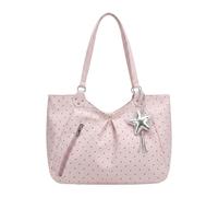 Ysyqkn Sac Fourre-Tout Zippé, Sac de, pour Femmes, Usage Quotidien, Employées de Bureau, Rose