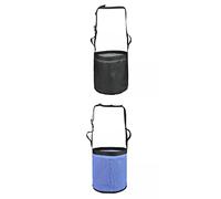 Ysyqkn Sacs à Fourrage pour Chevaux Noirs et Bleus, Sacs en Filet PVC, élastique, Sacs à Foin