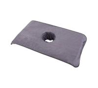 Ysyqkn Serviette de Table de Massage pour Salon de Beauté, Gant de Massage Vapeur Professionnel Lavable, Protection pour Table de Massage SPA, Gris
