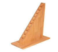 Ysyqkn Stand pour Stockage des Bâtons Rouges Longs Socle de Tiges de Numérotation Mathématique Support en Bois pour Expérience Visuelle et de