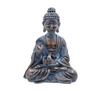 Ysyqkn Statue de Bouddha, Figurine Religieuse Bouddhiste, Artisanat D'art avec Lampe Solaire, Cadeau