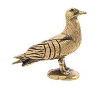 Ysyqkn Statue de Colombe de La Paix, Style Vintage, Artisanat, Antiquité de Collection, Laiton Créatif
