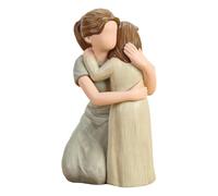 Ysyqkn Statuette Décorative Mère et Fille pour Cheminée, Entrée Ou Bureau