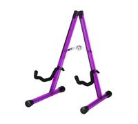Ysyqkn Support de Guitare Support Ukulélé Banjo Violoncelle Cadre En A Pliable Antidérapant Acrylique Adapté à La Scène École Répétitions, Violet