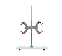 Ysyqkn Support de Titration Table Laboratoire Support Fer Chimie Table Équipement Expérimental Fixation Socle Marbre Résistant Adapté Enseigne, MÉtal