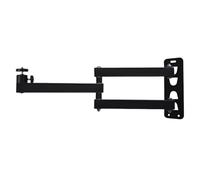Ysyqkn Support Mural pour Projecteur, étagère pour Projecteur, Gain de Place, Rotatif et Pliable, Noir, pour Salon Cinéma, Longueur 80 Cm