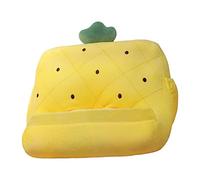 Ysyqkn Support Tablette Support Livres Coussin Lecture Porte-téléphone Douillet Rembourrage PP Poches Latérales Souples Convient à Travail Maison, Ananas