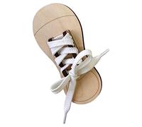 Ysyqkn Tableau D'activités, Jouet éducatif En Bois Lisse, Accessoire pour Jeux D'éveil, Idéal Comme Cadeau D'anniversaire pour Les Enfants, Chaussures