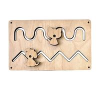 Ysyqkn Tableau D'activités, Jouet éducatif En Bois Lisse, Accessoire pour Jeux D'éveil, Idéal Comme Cadeau D'anniversaire pour Les Enfants, Labyrinthe