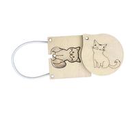 Ysyqkn Tableau D'activités pour Enfants : Chat à Associer, Accessoires à Monter Soi-même, Jouet Sensoriel pour Développer L'imagination et L'inte