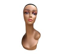 Ysyqkn Tête de Mannequin Féminine avec épaulettes, Présentoir à Bijoux Multifonctionnel, Léger et Réaliste, Hauteur 48 Cm, pour Usage Professionnel Ou Person, Style un