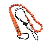 Ysyqkn Tether pour Outils avec Mousqueton Longe Sécurisée Antichute Sangle Ajustable Robuste Harnais d'attache Portable en Polyester Adapté à La, Orange