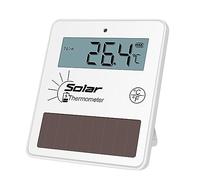 Ysyqkn Thermomètre Numérique Thermomètre Solaire Écran Thermomètre Hygrorégulateur Fonction Polyvalente Sensibilité Élevée Pratique Adapté à Maison Serre, Style b