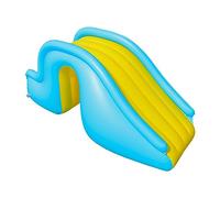 Ysyqkn Toboggan Gonflable pour Piscine, Toboggan pour Enfants, Montage Facile, Structure de Jeux d'escalade, Pliable