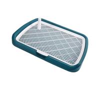 Ysyqkn Toilette pour Chien Plateau D'Entraînement Bac à Litière Tapis pour Chiot avec Grille en PP Facile à Nettoyer Adapté Aux Petits Chiens Utilisa, Vert