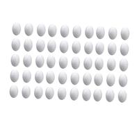 Ysyqkn Œufs En Mousse, œufs En Polystyrène, Décorations de Pâques, Faux œufs pour L'éducation Préscolaire, Projets Scolaires, Bricolage, 50 Pièces 3 Cm