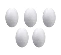 Ysyqkn Œufs En Mousse, œufs En Polystyrène, Décorations de Pâques, Faux œufs pour L'éducation Préscolaire, Projets Scolaires, Bricolage, 5 Pièces 25 Cm