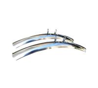 Ysyqkn Une Paire de Garde-boues Avant et Arrière, 68,5 Cm (27 Pouces), Matériel de Montage Inclus, Installation Facile, Réglable