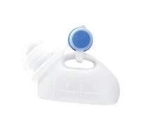 Ysyqkn Urinal Bouteille Homme Portable Poignée Couvercle Collecteur Grande Capacité Réutilisable Matériau Pp Convient aux Hommes Âgés Camping, Tuyau Blanc de 1.6 M