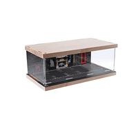 Ysyqkn Vitrine pour Maquette de Voiture à L'échelle 1:64, Meuble Vitrine en Acrylique et Structure en Bois Fin, Convient, Pont Unique