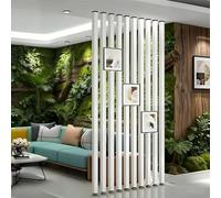 YSZBD Cloison de pièce en Aluminium,70-240 cm Haut Colonnes de Grille de décoration,écrans de confidentialité à Lattes Colonne De Murale Debout, Pilier De Séparation(A2,4root/180cm)