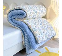YSZBD Couette Couleur ImpriméE Hiver Couette Chaude Coton éDredon Adulte Couverture Hiver Chaude Edredon(#4,150x200cm-2.5kg)