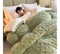 YSZBD Couette Hiver 220x240 TrèS Chaude Dodo Couette Polaire Biface Couette Epaisse Moelleuse éDredon Adulte Edredon Gonflant(#6,180x220cm-3.5kg)