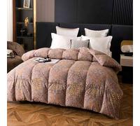 YSZBD Couette Hiver 220x240 TrèS Chaude Duvet ImpriméE Couette Couleur sans Housse Edredon Gonflant Duvet Plume éDredon Grand MèRe(#6,220x240cm-5kg)