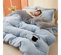 YSZBD Couette Hiver Tres Chaude Imprimer Couette Couleur ImpriméE Hiver Edredon Gonflant Duvet Plume éDredon Adulte(#3,150x200cm-3kg)