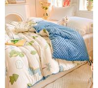 YSZBD Couette Hiver Tres Chaude Imprimer Couette Couleur ImpriméE Hiver Edredon Gonflant Duvet Plume éDredon Adulte(#4,150x200cm-3kg)