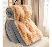 YSZBD Couette Polaire Epaisse Couverture Chaude Hiver Lit Couette Hiver 220x240 TrèS Chaude Et Gonflante éDredon Adulte(#6,150x200cm-3.5kg)