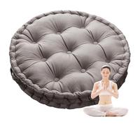 YSZBD Coussin De Sol Rond Velour, 60x60cm, Rempli De Coton, Pour Terrasse, Méditation, Lecture, Décoratif