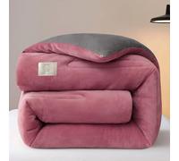 YSZBD Couverture Chaude Hiver Couverture Epaisse Et Chaude Edredon Gonflant Duvet Couette 220x240 Hiver Tres Chaude Edredon Velours(#9,150x200cm-3.5kg)
