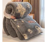 YSZBD Edredon Gonflant Duvet Couette Hiver 220x240 TrèS Chaude Dodo Couette Douillet Polaire éPaisse Hiver en Couleur Couverture Chaude Hiver Lit(#15,180x220cm-4kg)