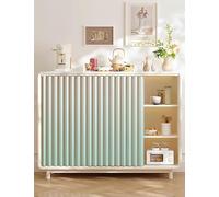 YSZBD Rideaux de Placard, Rideaux pour étagères de Placard de Cuisine, Rideaux Courts de café à Glisser sous l'évier avec Tringle Auto-adhésive - imperméables(B,H80cm/W140cm)