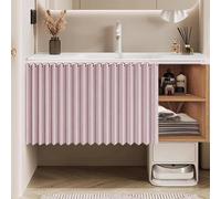 YSZBD Rideaux pour placards, Rideaux Anti-poussière pour étagères Ouvertes, Rideaux sur Rail, Rideaux pour placards de Cuisine, Rideaux pour placards coulissants(G,W60cmxH90cm)