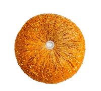 YT-KOKE Coussin Rond à Paillettes, Coussins Décoratifs Scintillants Vacances, Coussin Cercle Brillant pour Chambre Salon Décoration Intérieure (Yellow)