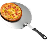 YTACPN Pelle à pizza, Pelle à pizza en acier inoxydable, spatule à pizza, manche en plastique, pliable(12 inches)