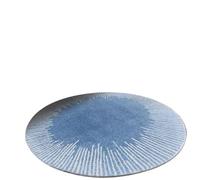 YTACPN Tapis, Tapis Rond Imitation Cachemire, Tapis Abstrait Doux et Moelleux(Blue,D120cm(47inch))