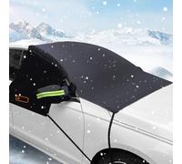 YTACREA Protege Pare Brise Voiture Givre Couvrir, Extra Epaisse Protection Pare Brise Hiver, Tissu Oxford Imperméable Couverture Voiture, Protection Neige, Bache Pare Brise Anti Givre