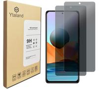 Ytaland Anti-Spy Tempered Glass Compatible With Xiaomi Note 10 Pro/Note 10 Pro , Privacy Screen Protector Without Air Bubbles, Pack Of 2