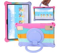 Ytaland Étui Universel en Silicone pour Tablette Blackview/HotLight/TECLAST, Housse de Protection pour OSCAL/Lville/Keenlove/BENEVE/TPZ/Oangcc/HiGrace/Azeyou,Rose