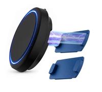 Ytaland Lot de 2 supports magnétiques de voiture pour OOONO CO-Driver NO2, support stable en plastique ABS avec aimants intégrés, compatible avec les avertisseurs de flash OOONO NO2 (bleu - 2 pièces)