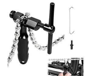 YTAXYZWR Dérive Chaîne Vélo Professionnel 5 à 12 Vitesses, Outil Coupe Chaîne Compatible Shimano SRAM KMC Campagnolo, Extracteur de Chaîne Vélo avec Crochets et Pointes